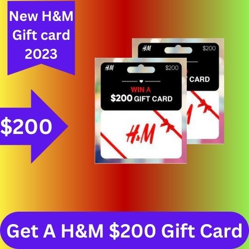H&M Gift Card Free Giveaways – 2023